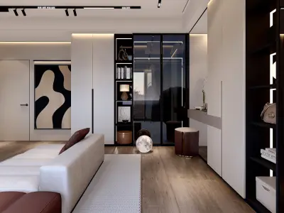 Sketchup model Interior Dressing room Design 3D model