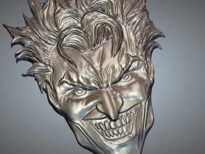 JOKER FACE 3D print model