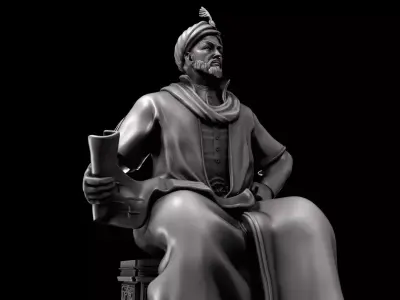 Mirzo Ulugbek 3D model 3D print model