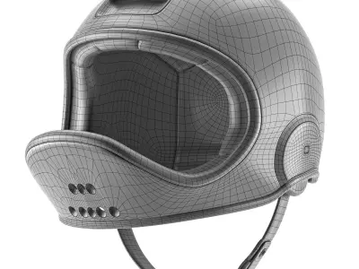 Motorcycle Helmet 3D model