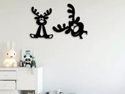KIDS ROOM WALL DECORATION 3D print model