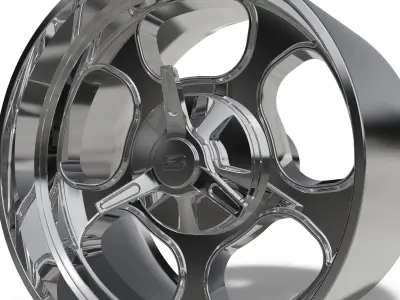 BILLET SPECIALATIES DRAGSTER WHEEL  3D print model