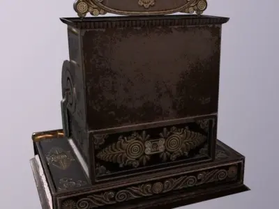 CashRegister Low-poly 3D model