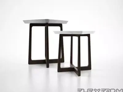 Flexform Gipsy Sidetables 3D model