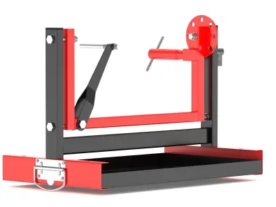 Garage Motorcycle Engine Stand Mount for Engine Repair  3D model