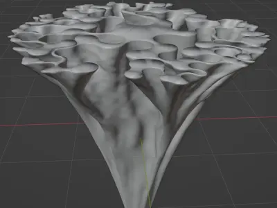 Abstract Coral Formation 3D model
