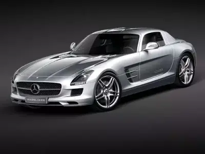 Mercedes-Benz SLS 2011 3D Model 3D model