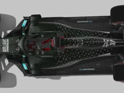 Mercedes-AMG F1 Stl 3D print model