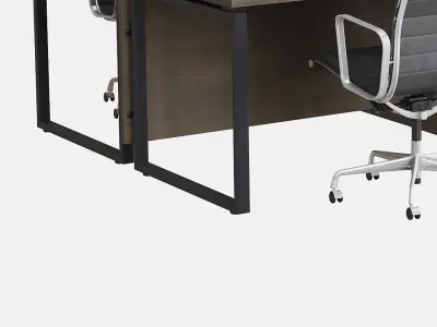 office and desk Modern chair 3D model