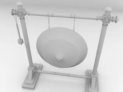 Gongs gong 3D model