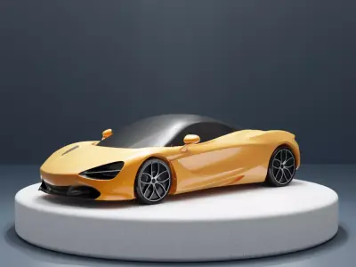 McLaren 720s Basic Model Free 3D print model