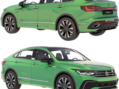 Volkswagen Tiguan X CN-spec 2021 3D model