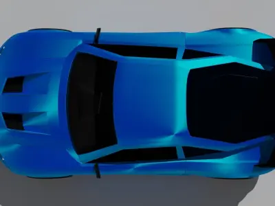 Super car 3D model