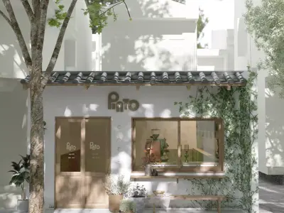 Modern Tiramisu Cafe Interior Scene Cozy Personal Stylish  3D model