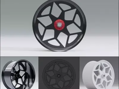 Center locked racing rim pack