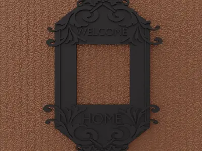 DOOR BELL FRAME 3D print model