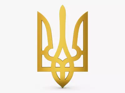 Ukraine State Emblem M 2 3D model