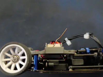 Support Receiver  Transponder  Cable Holder for 1-28 GLR RC Car 3D print model