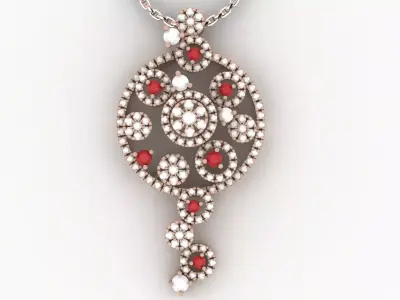 Luxury Pendant 002 3D print model