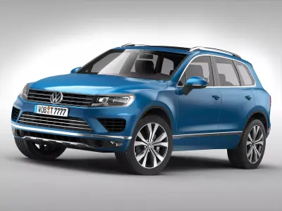 Volkswagen Touareg 2015 3D model