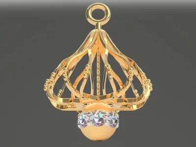 Pears Earring 3D print model