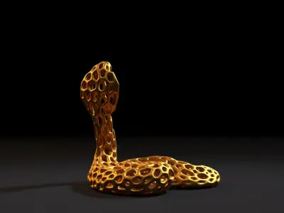 Cobra Voronoi 3D print model