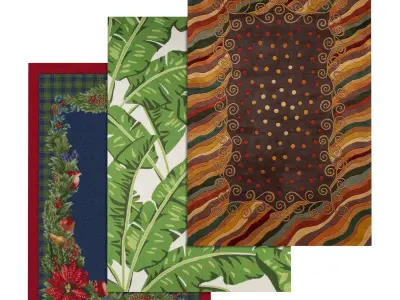 Rug Set 1225 3D model