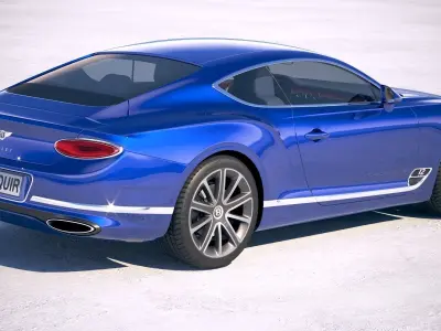 Bentley Continental GT 2018 3D model