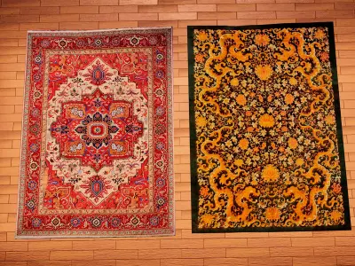 carpet antiques Low-poly 3D model