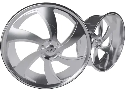 Billet Intro Blade 6  Low-poly 3D model