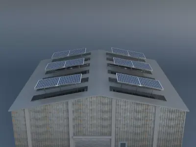 Garage Warehouse 3D model