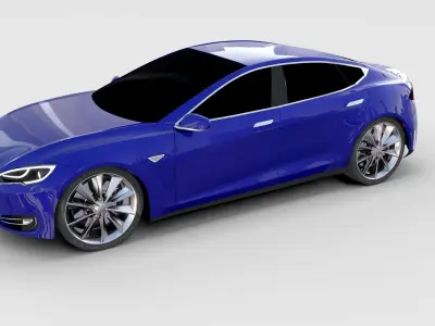 Tesla Model S P85 rev 3D model