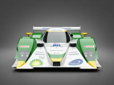 2009 LOLA B08-80 Dyson Racing Mazda 3D model