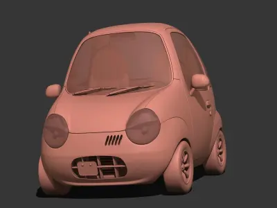 Cartoon Car 3D model