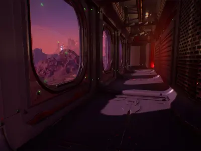 Modular Sci-Fi Environment Unreal Engine - SciFi Base Planet - Low-poly 3D model