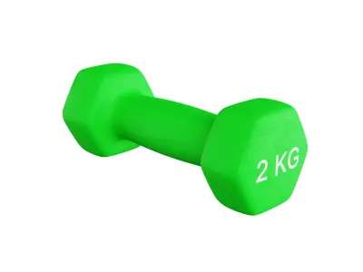 2 Kg Dumbbell 3D model
