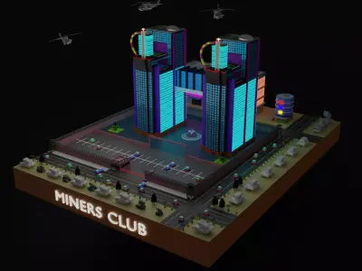 luxury Apartment Low-poly 3D model