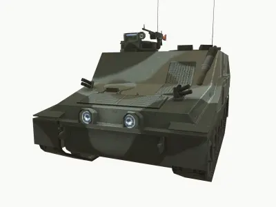 FV105 Sultan Low-poly 3D model