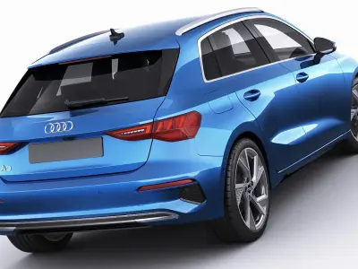 Audi A3 Sportback 2021 3D model