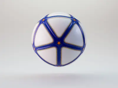 Modern Soccer Football Ball 3D model