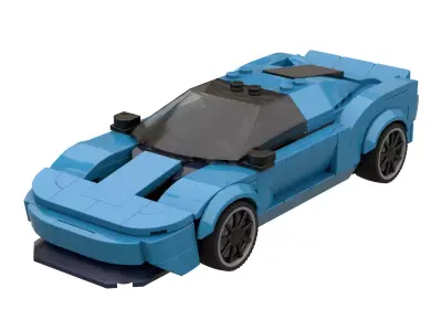 MocBricks3D - Lego Sport-Car Concept 3 3D print model