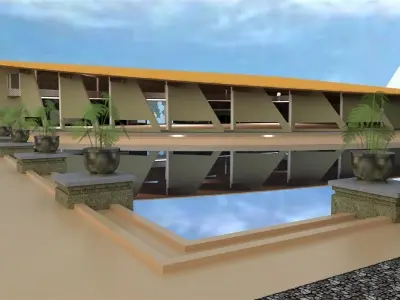 Plastering Workshop 3D model