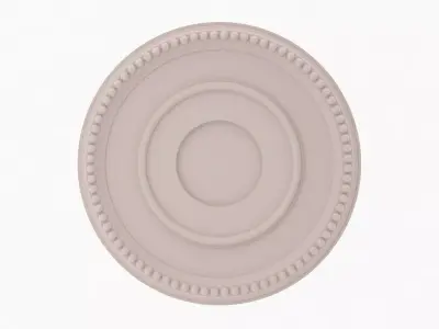 Classic Ceiling Medallion 41 3D model