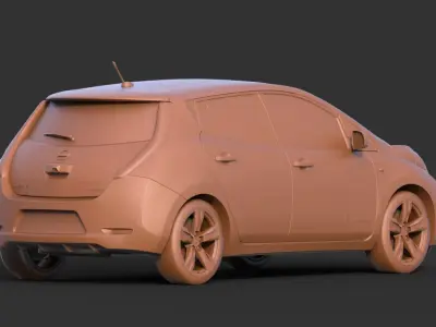Nissan Leaf 3D print model