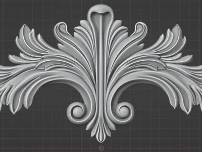 decor central furniture 3D model