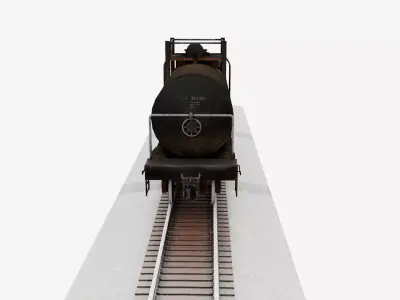 tankar car -oil carrier 3D model