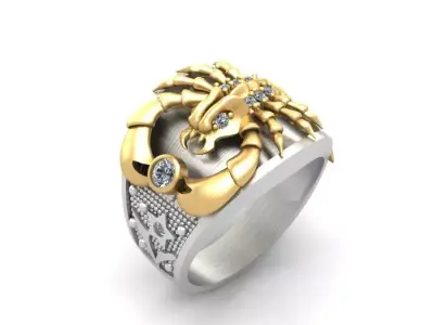 3d-model ring  3D print model