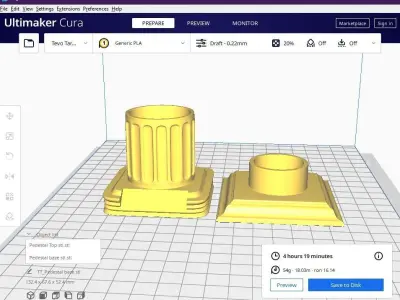 pedestal 01  3D print model