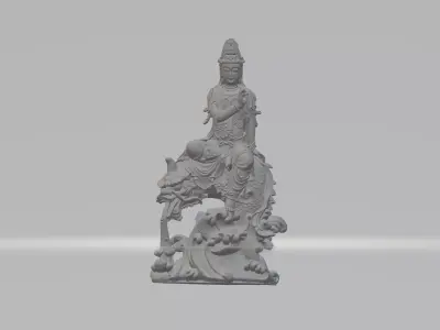 Fish and Beast Guanyin 3D print model