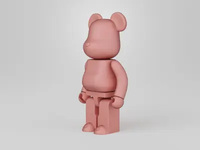 Bearbrick 700mm Move 3D print model